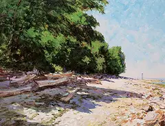 George William Bates, Summer, Point Grey, oil on canvas