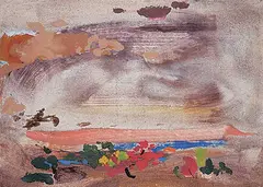 Ken Christopher, Rose Bush, 1988, acrylic on paper