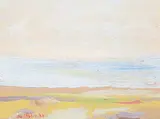 Ken Christopher, Tillage, 1981, acrylic on wood board