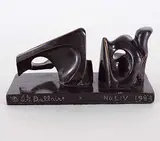 Jean-Guy Dallaire, Two Piece Reclining Figure [Art Expo New York Coliseum No. LIV]