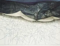 John Kenneth Esler, Boleos #31/51, 1971, colour etching on paper