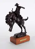 Fred Fellows, Goin' for the Gold #359/500, 1984, bronze sculpture
