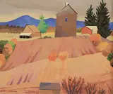 Colin D. Graham, End of the Growing Season, oil on canvas