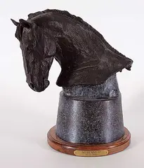 Steve Hoar, Mustang II #1/30, bronze sculpture