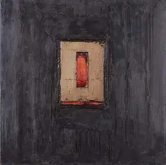 Christopher Kier, Untitled III - Reclamation Series, 1995, encaustic and mixed media on canvas