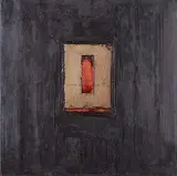 Christopher Kier, Untitled III - Reclamation Series, 1995, encaustic and mixed media on canvas