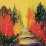 Lissi Legge, In the Middle, oil on canvas