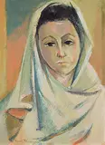 Henri Leopold Masson, Untitled - Portrait of a Woman