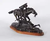 Harry O'Hanlon, Counting Coup #12/12, 1980, bronze sculpture