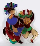 Daphne Odjig, Untitled - Pow Wow Dancers