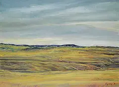 Jack Rigaux, Untitled - Porcupine Hills, 1976, oil on canvas