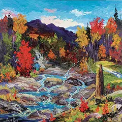 Guy Roy, Vienes te Rechauffer, oil on canvas