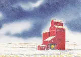 Peter J. Thompson, Pioneer Country #VI, watercolour on paper
