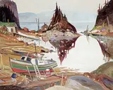 Louis Tremblay, Bush Bay, Nova Scotia, oil on canvas