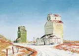 Peter J. Thompson, Dalemead, AB, watercolour on paper