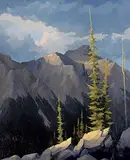 Karl E. Wood, After the Storm - Mt. Revelstoke