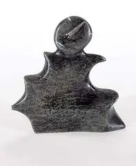 George Arluk, Untitled - Spirit, 2004, grey stone carving