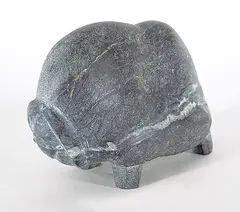 Louis Arnasungaaq, Muskox, grey stone carving
