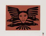 Kenojuak Ashevak, Raven Silhouette II #14/50
