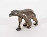 Henry Ivalarjuk, Untitled - Walking Bear, metal sculpture