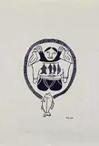 Helen Kalvak, Magic Power #24/50, 1973, stonecut on paper