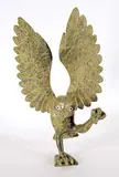 Shorty Killiktee, Untitled - Screaming Owl, 1996, green stone carving