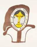 Agnes Nanogak, Landmark of the North #ProofIV, 1987, colour lithograph on paper