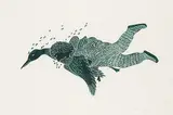 Agnes Nanogak, Blind Boy #39/50, 1975, stonecut on paper