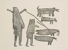 Parr, Untitled - Hunting Walrus #19/50, 1963, etching on paper