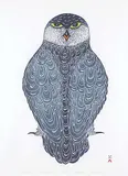 Kananginak Pootoogook, Dark Owl #38/50
