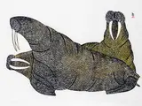 Kananginak Pootoogook, Walrus #160/200
