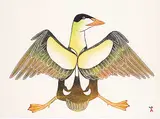 Kananginak Pootoogook, Courting Bird #25/50
