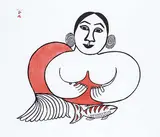 Pitaloosie Saila, Sedna with Fish #6/50