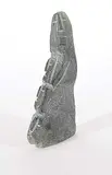 Lucy Tasseor Tutsweetok, Untitled - Faces, grey stone carving