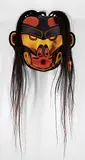 Jay Brabant, Kwag-uilth, 2012, painted wood with horse hair and copper