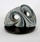 Don Eliason, The Flow, grey stone carving