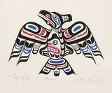 Tony Hunt, Raven #Artist Proof #2, colour silkscreen on paper