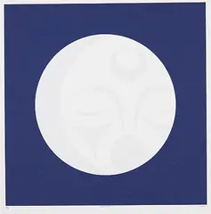 Leslie Robert Sam lessLIE, Crescent Moon #38/100, 2007, colour silkscreen on paper