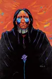 Terry McCue, Gentian's Spirit, 1996, acrylic on canvas