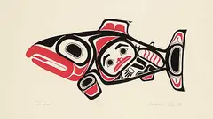 Sven Pearson, Coho Salmon #248/300, 1982, colour silkscreen on paper