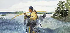 Henry Standing Alone, Untitled - Return from the Hunt, 1992, watercolour on paper