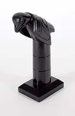 Bill Stevens, Untitled - Raven Totem, argillite carving
