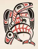 Roy Henry Vickers, Raven and Whale #26/150