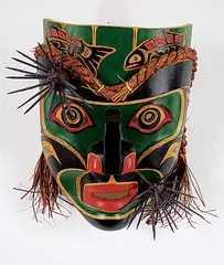 Harry T. Williams, Kumagwa, 2008, painted wood with straw