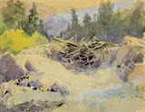 Frederic Marlett Bell-Smith, Glacier Cascade, Selkirks