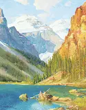 Duncan MacKinnon Crockford, Mt. Lefroy and Lake Louise