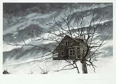 Gwen Frank, Dusk to Dawn #34/40, colour etching on paper