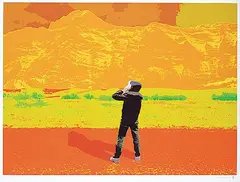 Alexandra Haeseker, Backroads / Peak #3/50, digital print on paper