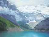 Dale Kirschenman, Lake Louise #2, 2016, oil on canvas