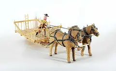 George Markel, Great Team at Hay-Time, mixed media sculpture